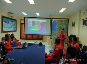 Leader Letkol Pnb. Sri Raharjo, kembali memimpin members the Jupiter, Kamis 13/10 melaksanakan gladi bersih pertama, bertempat di area Nusa dua Bali