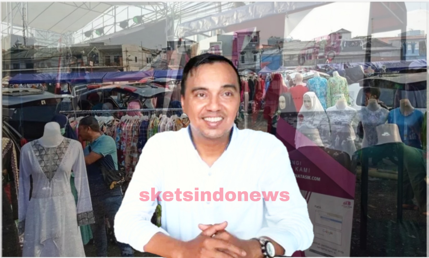 Foto Istimewa, Pengelola Pasar Tasik, H. Heru Nuryaman. (Dok. sketsindonews.com)